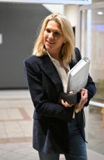 LINDSAY SHOOKUS Leaves Sushi Park in Los Angeles 04/15/2025
