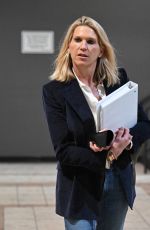 LINDSAY SHOOKUS Leaves Sushi Park in Los Angeles 04/15/2025
