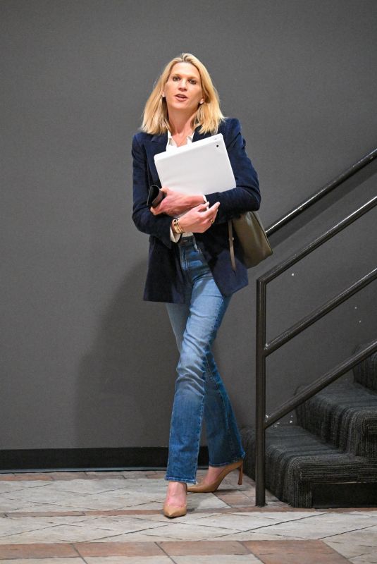LINDSAY SHOOKUS Leaves Sushi Park in Los Angeles 04/15/2025