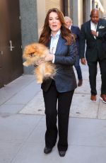 LISA VANDERPUMP Arrives at Live with Kelly & Mark in New York City 04/23/2025