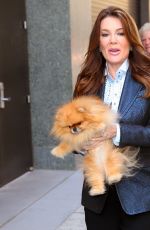 LISA VANDERPUMP Arrives at Live with Kelly & Mark in New York City 04/23/2025
