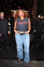 LIZZO Arrives at SNL After-party in New York 04/12/2025