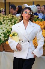 LORI HARVEY Arrives at Jacquemus Opening Event in West Hollywood 04/24/2025