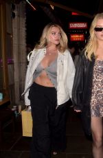 LOTTIE MOSS Leaves Soho House Greek Street with a Girlfriend 04/18/2025