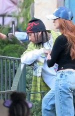 MADELAINE PETSCH Out at Disneyland in Anaheim 04/20/2025