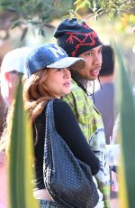 MADELAINE PETSCH Out at Disneyland in Anaheim 04/20/2025