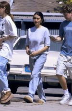 MADISON BEER and Nick Austin Out for Lunch with Friends 04/22/2025