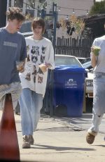 MADISON BEER and Nick Austin Out for Lunch with Friends 04/22/2025