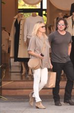 MALIN AKERMAN and Jack Donnelly Out Shopping in Beverly Hills 04/10/2025