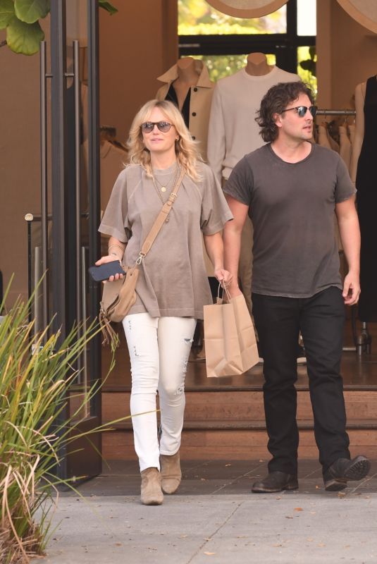 MALIN AKERMAN and Jack Donnelly Out Shopping in Beverly Hills 04/10/2025
