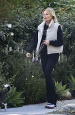 MALIN AKERMAN Out for a Walk with Her Dog 04/24/2025