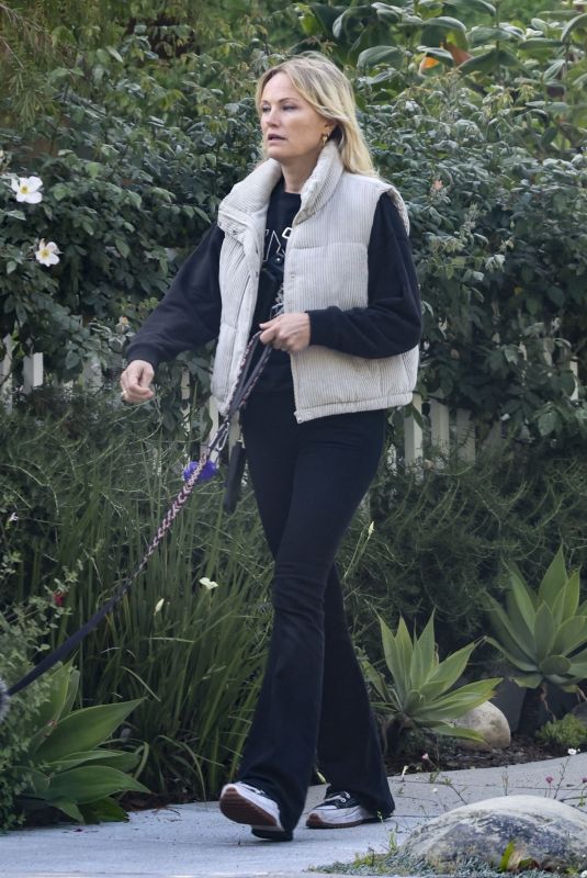 MALIN AKERMAN Out for a Walk with Her Dog 04/24/2025