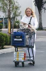 MALIN AKERMAN Shopping at Lazy Acres Market in Los Angeles 04/13/2025
