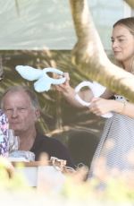 MARGOT ROBBIE and Tom Ackerley Spend Easter Sunday with Family on Gold Coast 04/20/2025