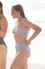 MARGOT ROBBIE in Bikini at a Beach on Gold Coast 04/19/2025