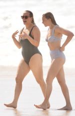 MARGOT ROBBIE in Bikini at a Beach on Gold Coast 04/19/2025