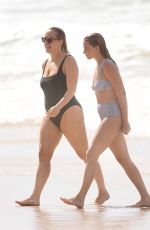 MARGOT ROBBIE in Bikini at a Beach on Gold Coast 04/19/2025