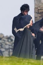 MARGOT ROBBIE on the Set of Wuthering Heights in Wakefield 04/01/2025