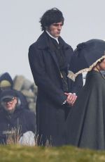 MARGOT ROBBIE on the Set of Wuthering Heights in Wakefield 04/01/2025