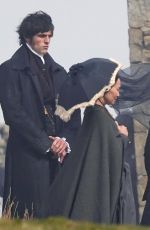 MARGOT ROBBIE on the Set of Wuthering Heights in Wakefield 04/01/2025