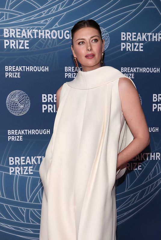 MARIA SHARAPOVA at 11th Breakthrough Prize Ceremony at Barker Hangar 04/05/2025