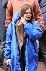 MARISKA HARGITAY and BETSY BRANDT on the Set of Law and Order: SVU in New York 04/09/2025