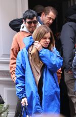 MARISKA HARGITAY and BETSY BRANDT on the Set of Law and Order: SVU in New York 04/09/2025