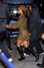 MARSAI MARTIN Arrives at N.Y. Knicks vs Boston Celtics NBA Game at Madison Square Garden in New York City 04/08/2025