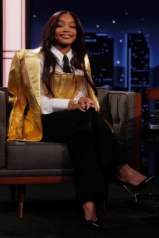 MARSAI MARTIN at Jimmy Kimmel Live 04/07/2025