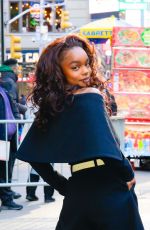 MARSAI MARTIN Leaves Good Morning America Studio in New York City 04/08/2025