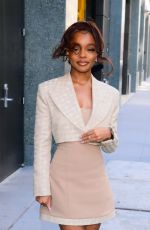 MARSAI MARTIN Leaves Taping of The View in New York City 04/08/2025