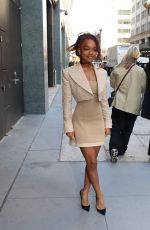 MARSAI MARTIN Leaves Taping of The View in New York City 04/08/2025