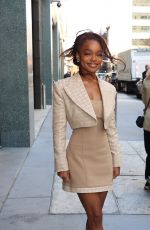 MARSAI MARTIN Leaves Taping of The View in New York City 04/08/2025