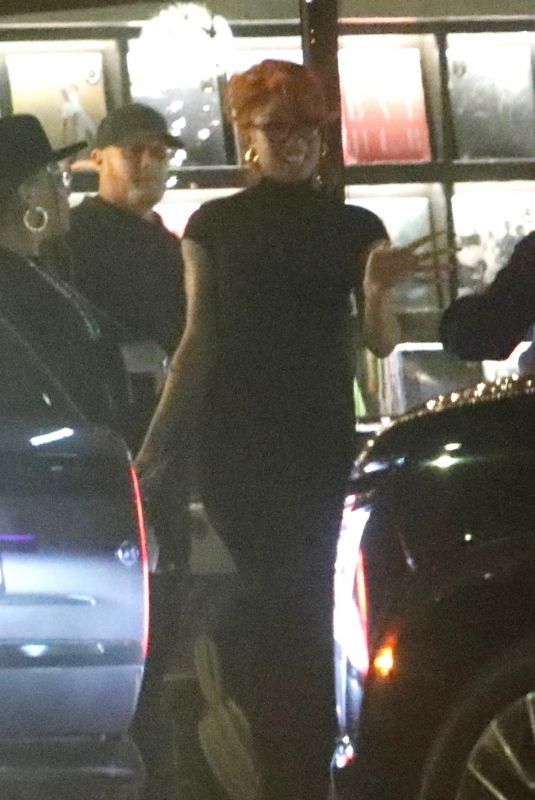MEGAN THEE STALLION Out for Dinner in Hollywood 04/15/2025