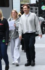 MEGHAN TRAINOR on the Set of 