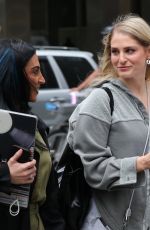 MEGHAN TRAINOR on the Set of 