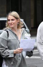 MEGHAN TRAINOR on the Set of 