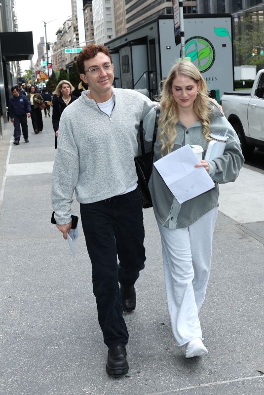 MEGHAN TRAINOR on the Set of 