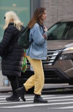 MICHELLE MONAGHAN Out for an Evening Stroll in New York 04/21/2025