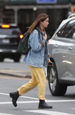MICHELLE MONAGHAN Out for an Evening Stroll in New York 04/21/2025