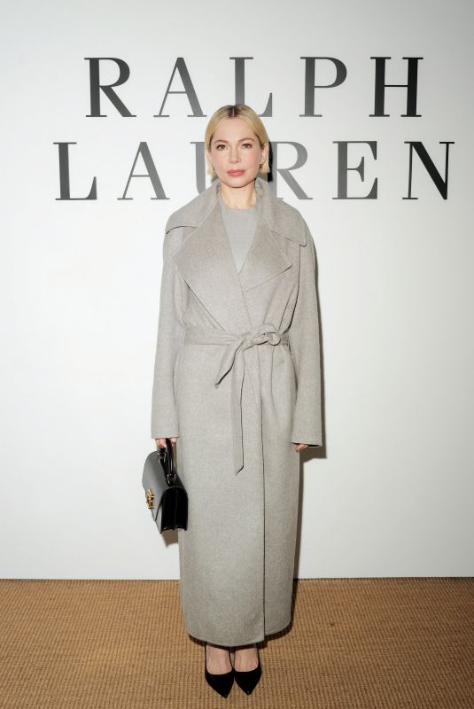MICHELLE WILLIAMS at Ralph Lauren Fall 2025 Collection Runway Show in New York 04/17/2025