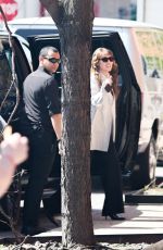 MILEY CYRUS Arrives at a Photoshoot in New York City 04/22/2025