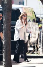 MILEY CYRUS Arrives at a Photoshoot in New York City 04/22/2025