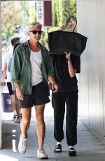 MILEY CYRUS Out with a Friend in Beverly Hills 04/07/2025