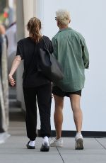 MILEY CYRUS Out with a Friend in Beverly Hills 04/07/2025
