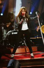 MILEY CYRUS Performs at Dancing With The Stars 11/25/2008