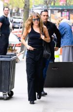 MILEY CYRUS Stepping Out in New York City 04/22/2025
