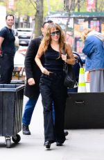 MILEY CYRUS Stepping Out in New York City 04/22/2025