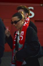 MILLIE BOBBY BROWN at Premier League Match Between Liverpool FC and Tottenham Hotspur FC in Liverpool 04/27/2025