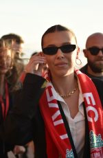 MILLIE BOBBY BROWN at Premier League Match Between Liverpool FC and Tottenham Hotspur FC in Liverpool 04/27/2025